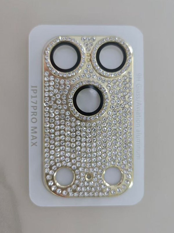 gold Diamond armor for iPhone 17 Pro max