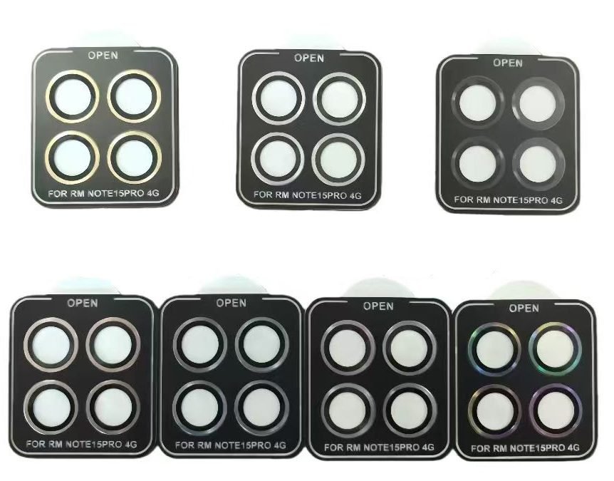 Please confirm the sizes of these Redmi models for your order ( for screen and camera protector)