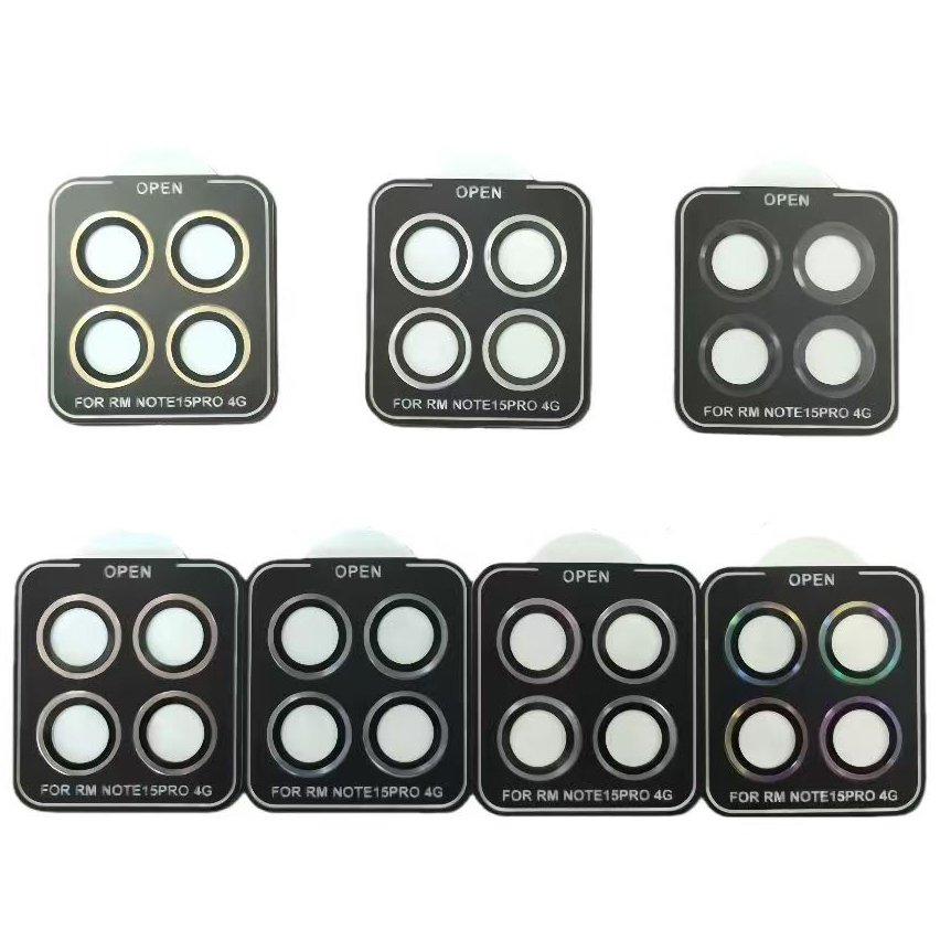 Please confirm the sizes of these Redmi models for your order ( for screen and camera protector)
