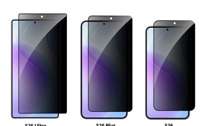 S26 Ultra privacy tempered glass screen protector