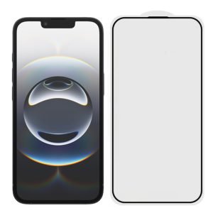 para Apple iPhone 16e protetor de tela de vidro temperado preto com cola completa