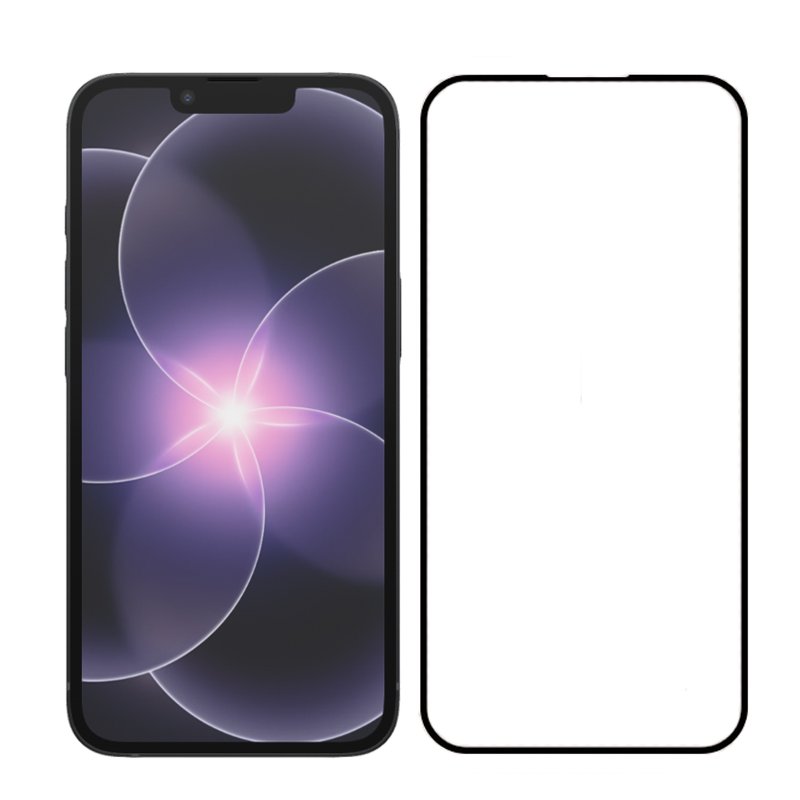 for Apple iPhone 17e full glue black tempered glass screen protector(1)
