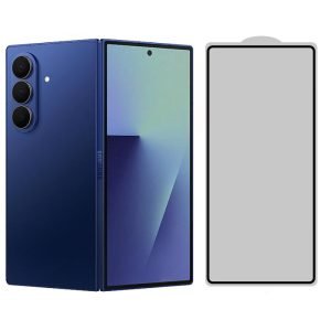 for Samsung Z fold 7 full glue black tempered glass screen protector