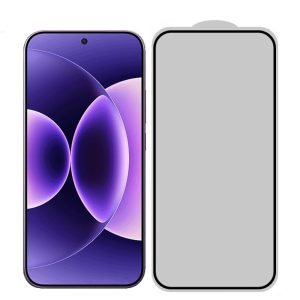 for Xiaomi 17 Pro Max full glue black tempered glass screen protector