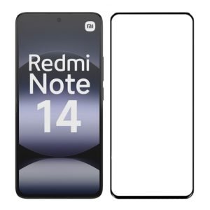 para Xiaomi Redmi Note14 protetor de tela de vidro temperado com cola completa