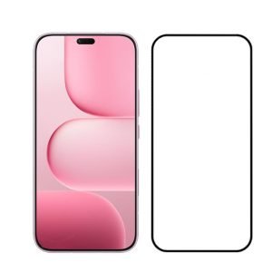 for Honor X80i full glue black tempered glass screen protector