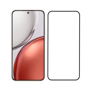 for Honor X9d full glue black tempered glass screen protector