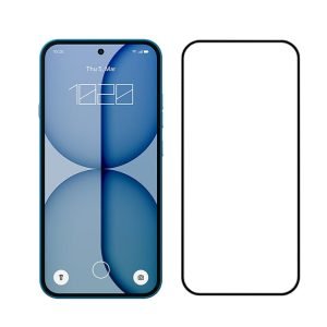 for Nothing Phone (4a) full glue black tempered glass screen protector