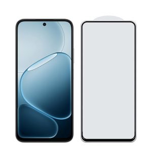 for OPPO K14 full glue black tempered glass screen protector