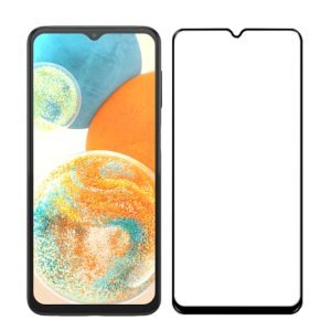 para Samsung A23 protetor de tela de vidro temperado com cola completa