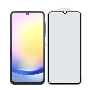 para Samsung A25 protetor de tela de vidro temperado com cola completa