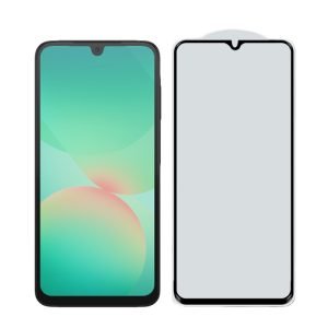 para Samsung A26 protetor de tela de vidro temperado com cola completa