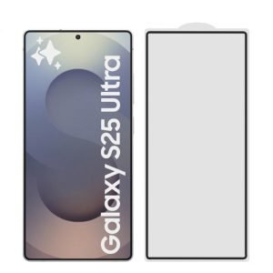 Para Samsung S25 Ultra protector de pantalla de vidrio templado con pegamento completo