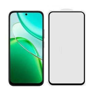 for vivo T5X full glue black tempered glass screen protector