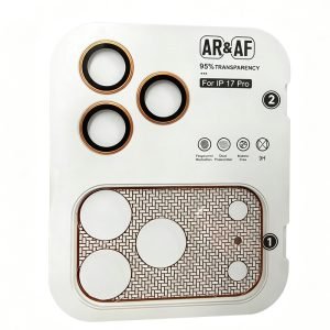 Ultra-thin nickel camera lens protector for iPhone 17 Pro