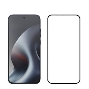 for Motorola Moto G87 full glue black tempered glass screen protector