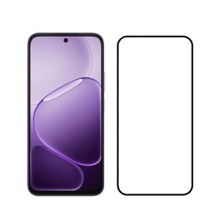 for Oppo A6x full glue black tempered glass screen protector