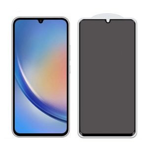 for Samsung A34 privacy tempered glass screen protector