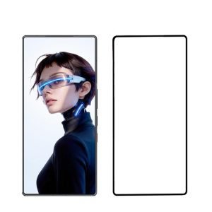 for ZTE nubia RedMagic 11S Pro full glue black tempered glass screen protector