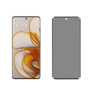 3D curved privacy tempered glass for Motorola Edge 50