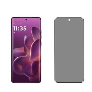 3D curved privacy tempered glass for Motorola Edge 60 Pro
