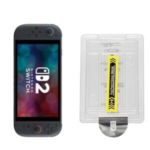 Screen protector applicator for Nintendo Switch 2 tempered glass full glue -1