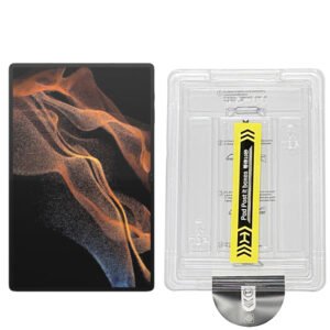 Screen protector applicator for Samsung Tab S8 Ultra tempered glass full glue -1