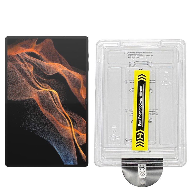 Screen protector applicator for Samsung Tab S8 Ultra tempered glass full glue -1