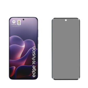 for Motorola Edge 70 Fusion privacy tempered glass anti-spy screen protector