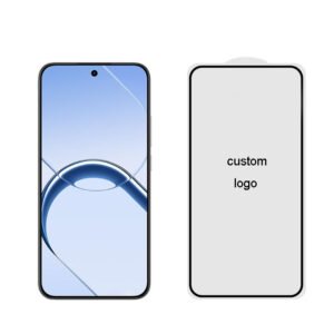 for Realme 16 anti-static black tempered glass screen protector