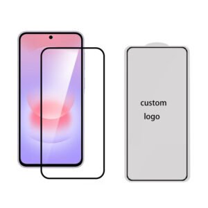 for Samsung S26 FE anti-static black tempered glass screen protector