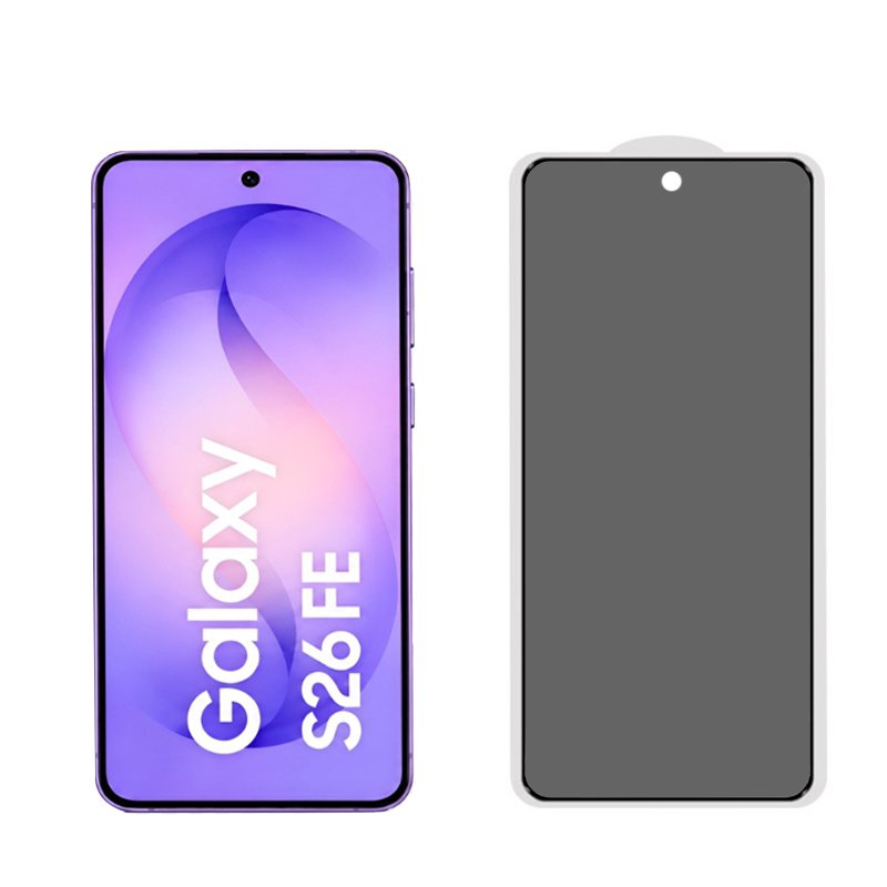 for Samsung S26 FE privacy anti-static tempered glass screen protector