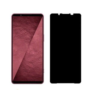 for Sony Xperia 1 VIII privacy black tempered glass screen protector