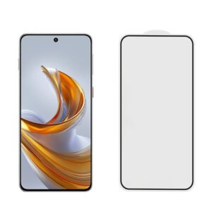 for ZTE nubia Air Pro mobile screen protector, tempered glass, full glue black