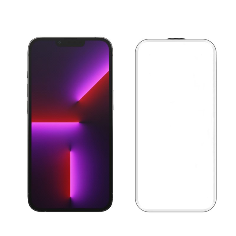 for iPhone 13 Pro max borderless tempered glass screen protector