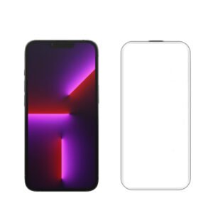 for iPhone 13 borderless tempered glass screen protector