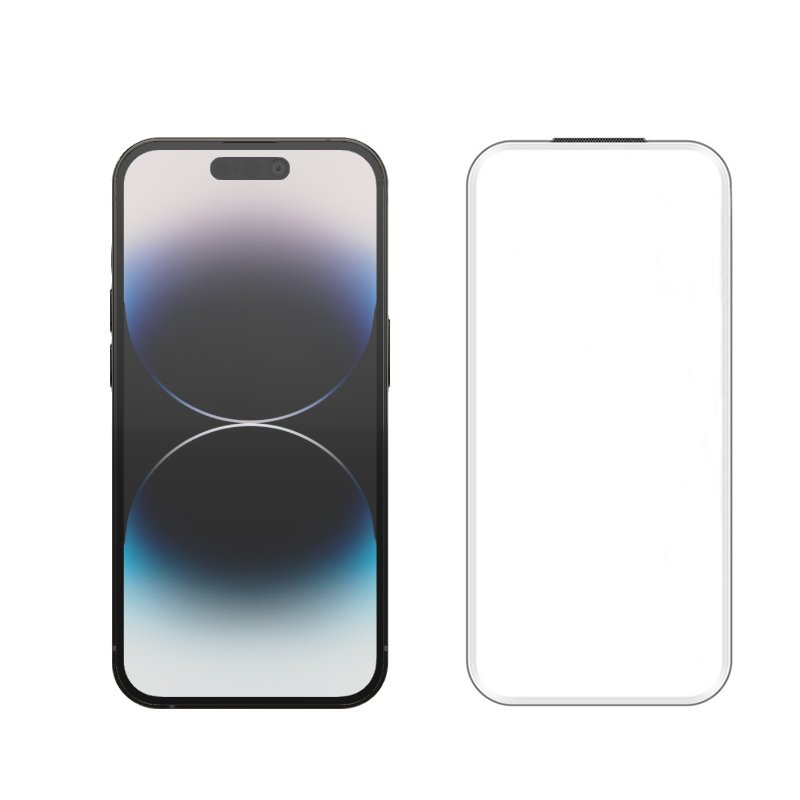 for iPhone 14 Pro borderless tempered glass screen protector