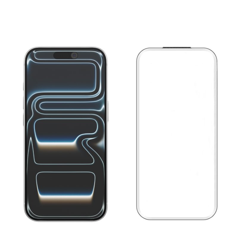 for iPhone 17 Pro borderless tempered glass screen protector