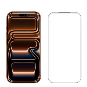 for iPhone 17 Pro max borderless tempered glass screen protector