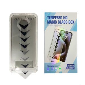 for iPhone 17 Pro privacy tempered glass installation tool