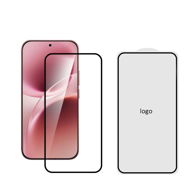 for vivo V70 anti-static black tempered glass screen protector