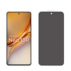 for vivo iQOO Neo 10R privacy tempered glass anti-spy screen protector
