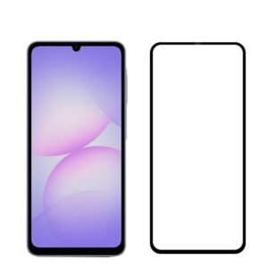 for Samsung A08 black tempered glass screen protector(1)