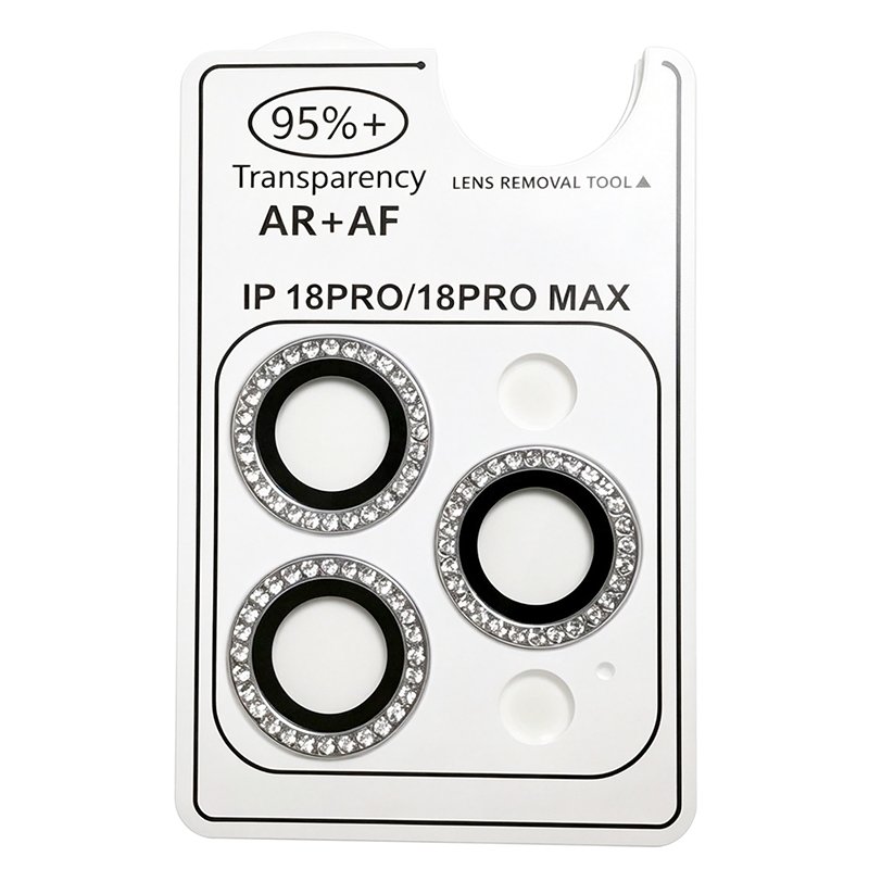 AR+AF diamond camera lens ring for iPhone 18 Pro