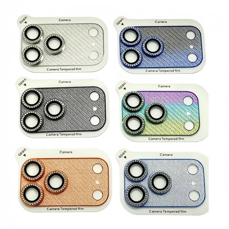 Diamond nickel camera lens protector for iPhone 18 Pro (1)
