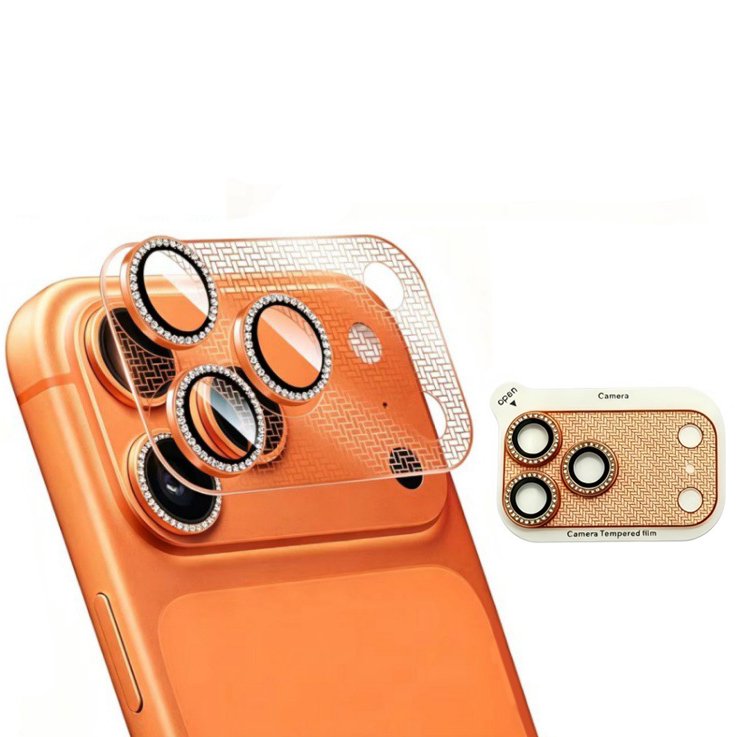 Diamond nickel camera lens protector for iPhone 18 Pro (4)
