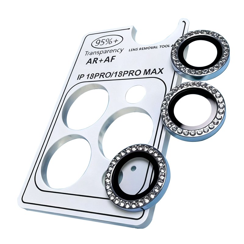 AR+AF diamond camera lens ring for iPhone 18 Pro