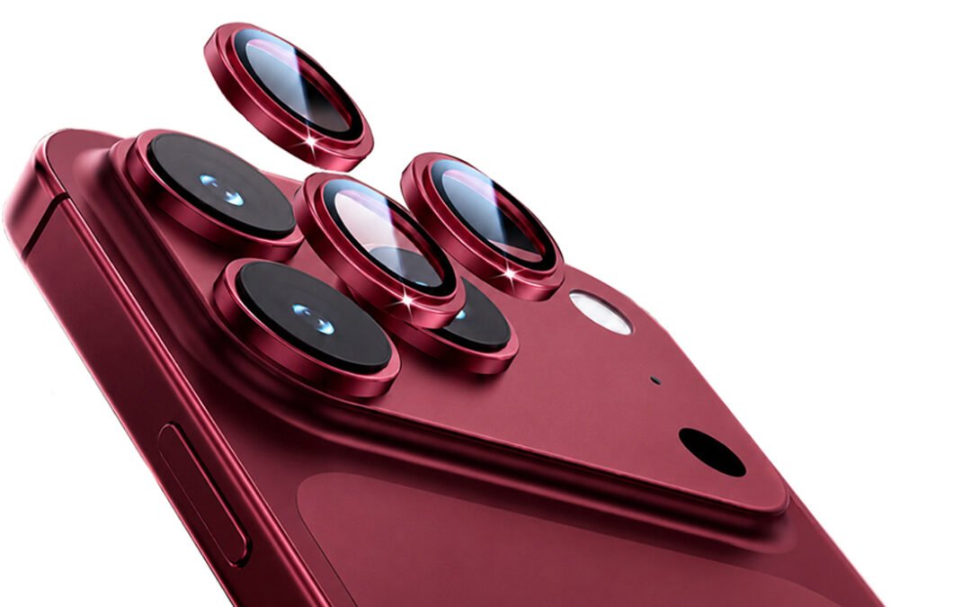 Dual-color anodized Camera Lens Protectors for iPhone